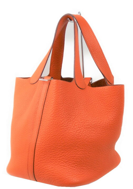 楽天市場】【廃盤】HERMES エルメス ピコタン MM トゴ オレンジ系 