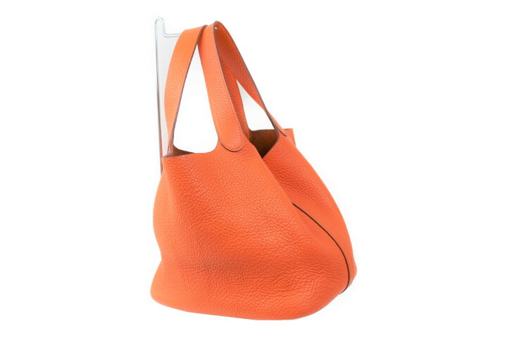 楽天市場】【廃盤】HERMES エルメス ピコタン MM トゴ オレンジ系 