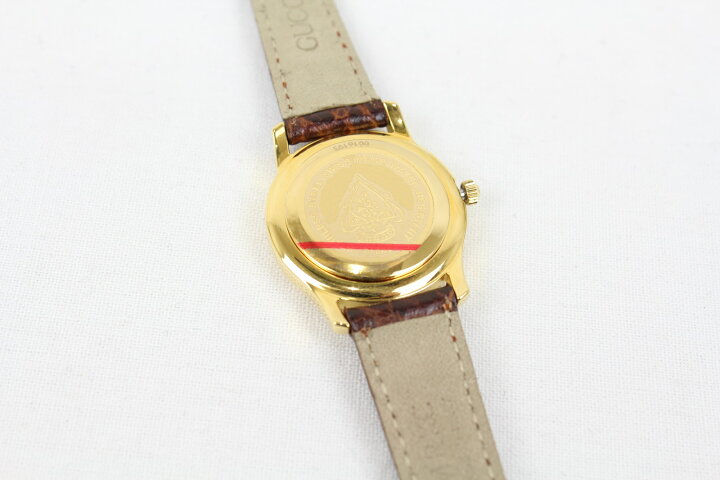 楽天市場】GUCCI グッチ 5400L クオーツ 革ベルト ゴールド 