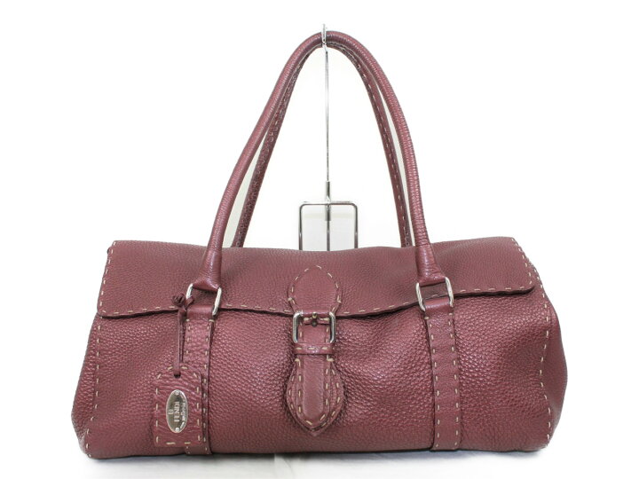 楽天市場】FENDI フェンディ8BR442 セレリア ハンドバッグレザー 革 