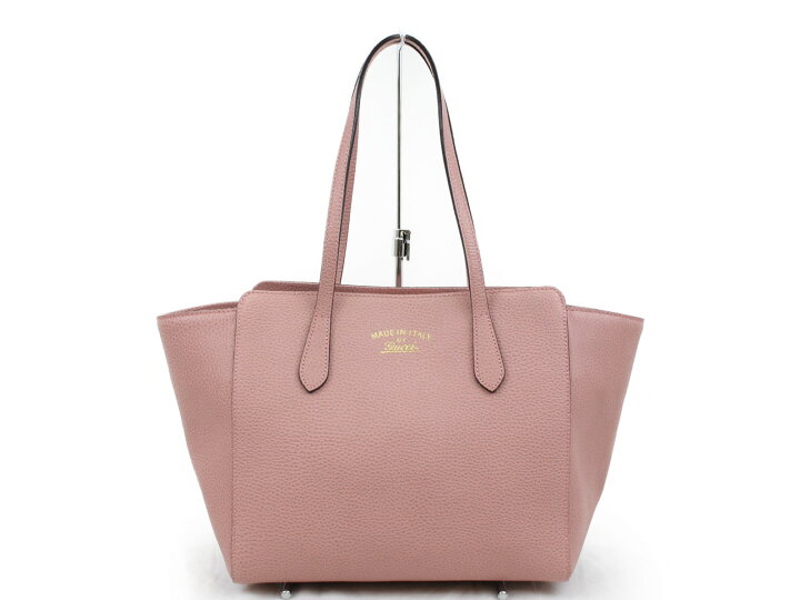 楽天市場】GUCCIトートバッグ スウィング 354408カーフレザー ピンク系  