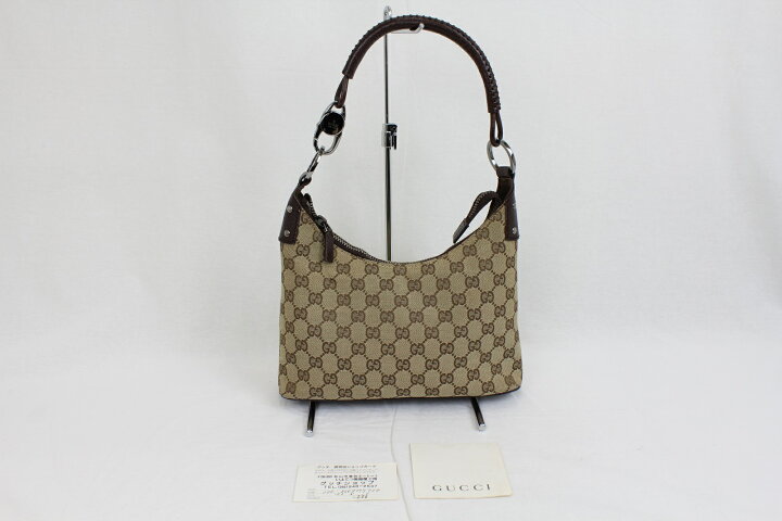 楽天市場】GUCCI グッチGGキャンパスショルダー 115002ブラウン 