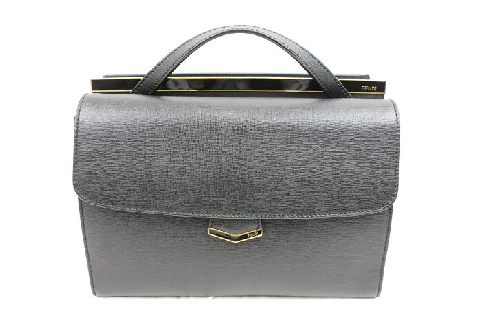 楽天市場】FENDI フェンディデミジュール 8BT222ブラック ゴールド金具 