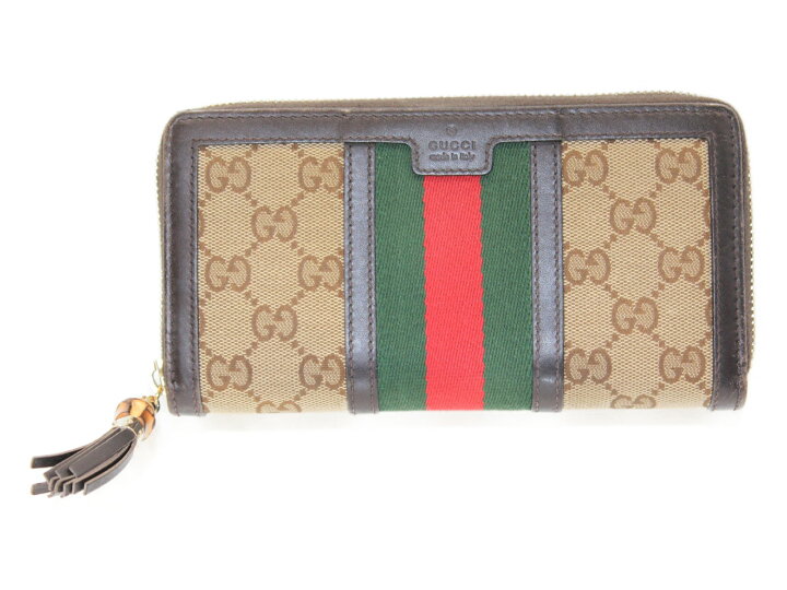 楽天市場】Gucci グッチ 353651 0416 GGキャンバス ラウンドファスナー  