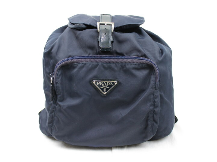 楽天市場】PRADA プラダB4650F VELA ナイロンリュックネイビー 
