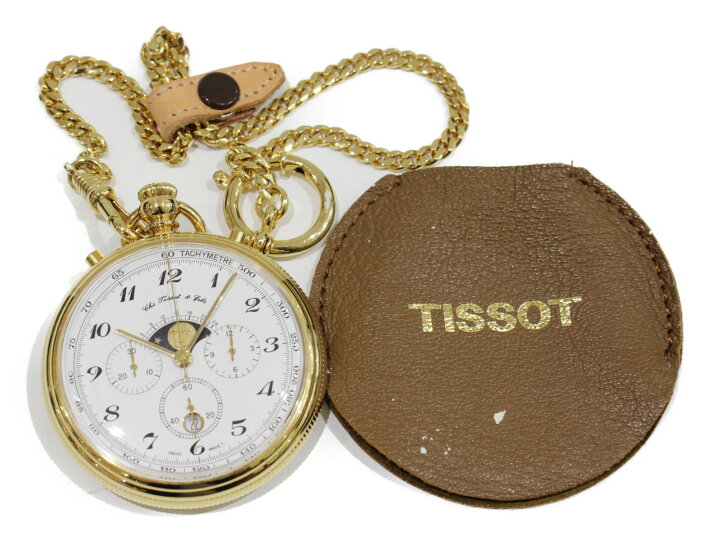 楽天市場】TISSOT ティソ クロノムーンフェイス 懐中時計 手巻き  