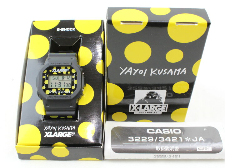 楽天市場】【X-LARGE×草間彌生コラボ】CASIO カシオ G-SHOCK DW-5600  