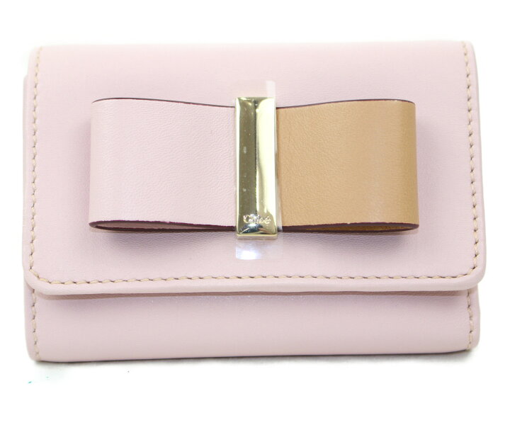 楽天市場】【未使用品】【付属品あり】CHLOE クロエ 三つ折り財布  