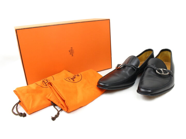 楽天市場】【箱あり】HERMES エルメス シェーヌダンクルローファー 