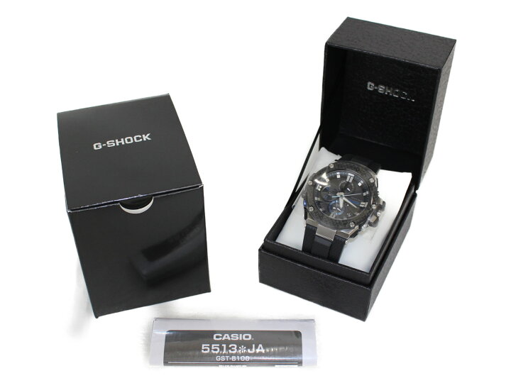 楽天市場】【新品】【箱あり】 CASIO G-SHOCK GST-B100XA-1AJF 樹脂 