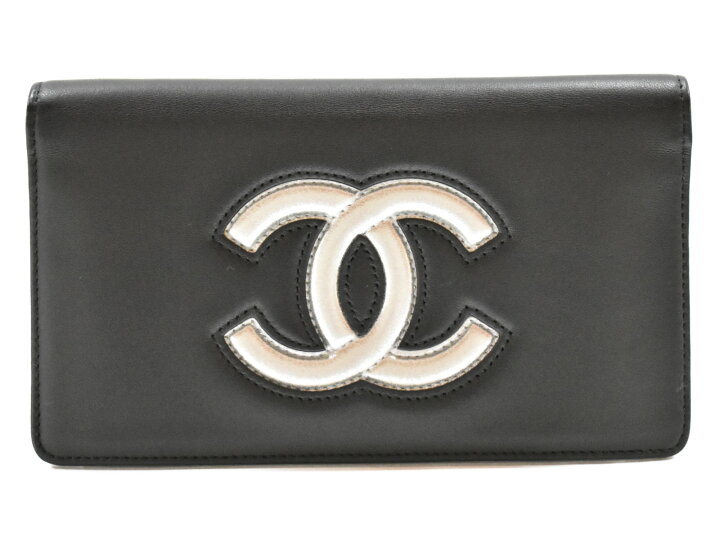 楽天市場】【箱・ギャラあり】CHANEL シャネル 2つ折り長財布  