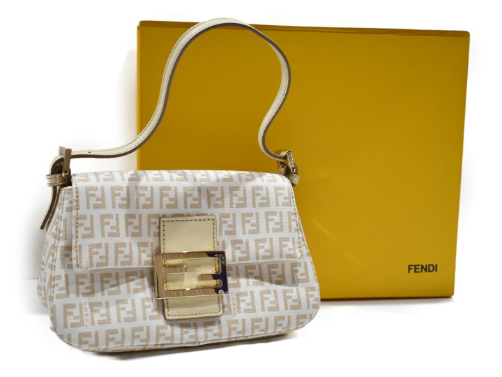 楽天市場】【☆中古特上品☆】FENDI ハンドバッグ 8BR180-FB5ズッカ柄 