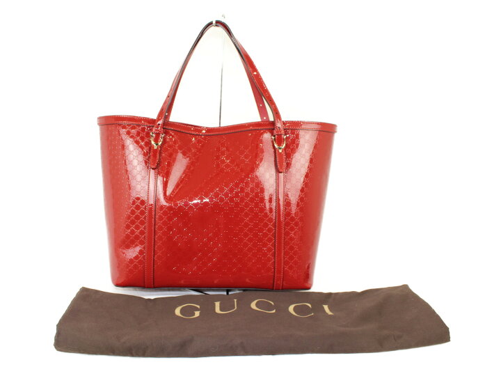 楽天市場】【布袋付き！】GUCCI グッチ マイクロGG トートバッグ  