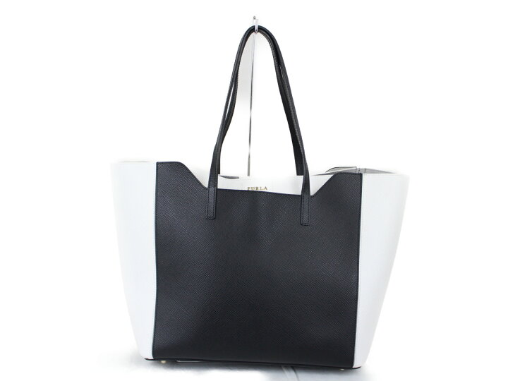 楽天市場】 FURLA フルラ トートバッグ バイカラー ブラック×ホワイト 