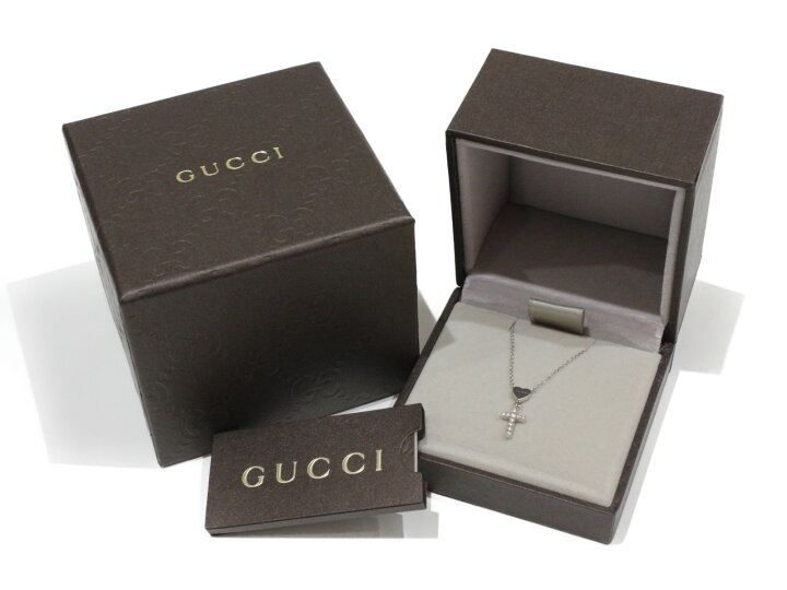 楽天市場】【箱あり】GUCCI グッチ ハートクロストップネックレス 
