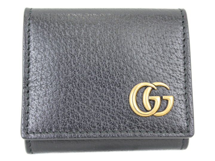 楽天市場 箱あり Gucci グッチ Ggマーモント コインケース 91 ブラック レザー レディース メンズ ユニセックス 小銭入れ ギフト プレゼント包装可 中古 松前r56号店 かんてい局松前ｒ５６号店