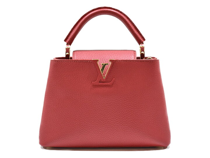 楽天市場】LOUIS VUITTON ヴィトンカプシーヌBB M52689レザー 赤 WAY  