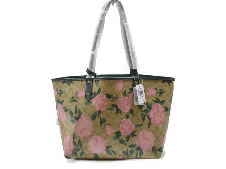 楽天市場】【☆中古未使用品☆】COACHトートバッグリバーシブル ポーチ 