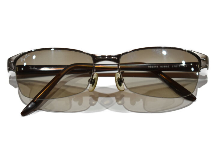 楽天市場】Ray-Banサングラス 57□17 145RB3318 ケースメンズ 