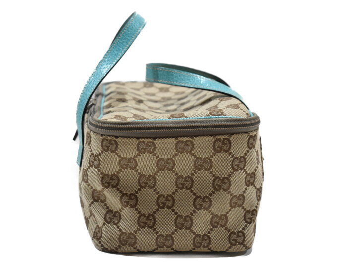 楽天市場】GUCCIバニティバッグ 124540ハンドバッグ GGキャンバスGG  