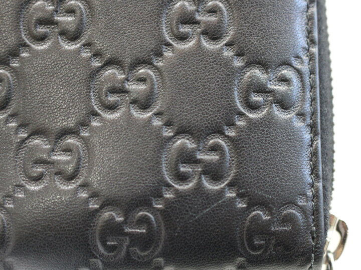 楽天市場】GUCCI ジップアラウンド ロングウォレット 307987 ブラック 