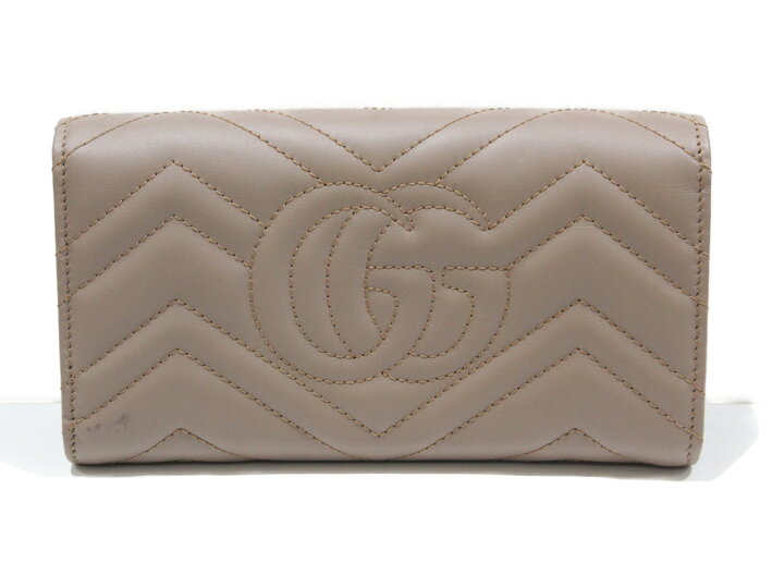 楽天市場】【箱・布袋付き】GUCCI グッチ GGマーモント 95040 ピンク 