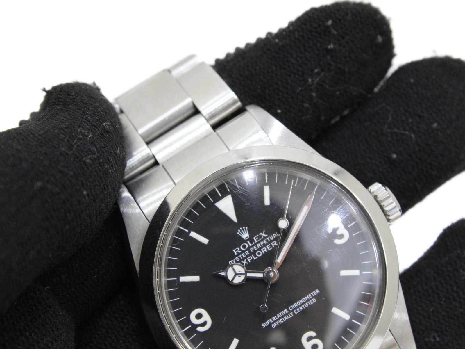 【1989年】ROLEX　ロレックス　エクスプローラーI　1016　L番　自動巻き　SS　ブラック　アンティーク　メンズ　腕時計【中古】 |  かんてい局松前Ｒ５６号店