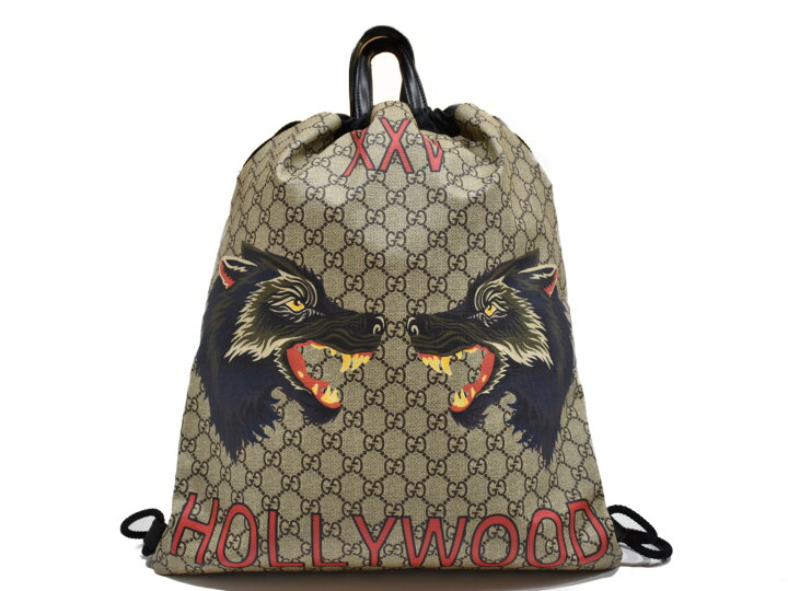 楽天市場】【レア？！☆】GUCCIドローストリングバッグパック 473872 