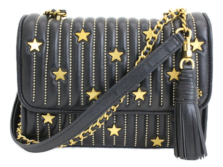 楽天市場】【美品☆】TORY BURCH チェーンショルダーバッグ ブラック 
