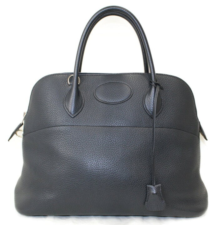 楽天市場】HERMES エルメス ボリード35 □Q刻印 2013年製造 ネイビー系  