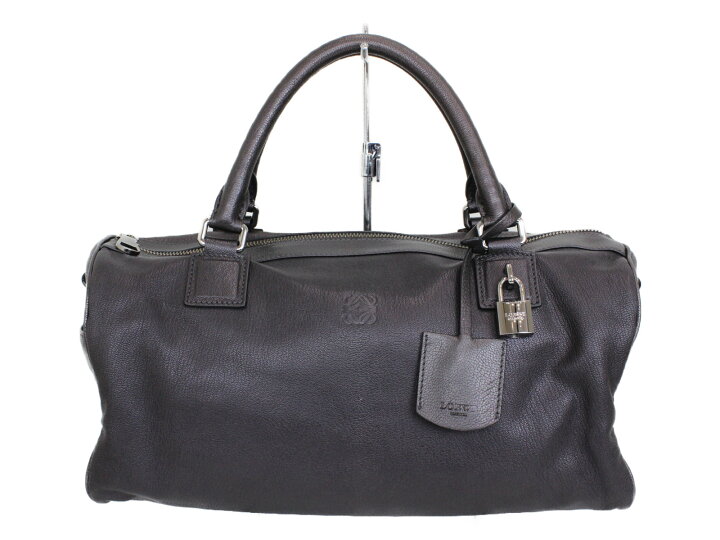 楽天市場】LOEWE ロエベ アメ 318.70.A07 ダークブラウン レザー 