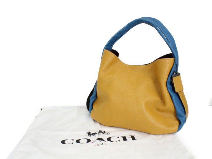 楽天市場】COACH バンディットホーボー C1780-10736 イエロー×ブルー  