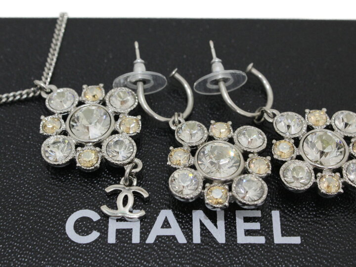 楽天市場】【2つセット】CHANEL シャネル ネックレス A37251 ピアス 