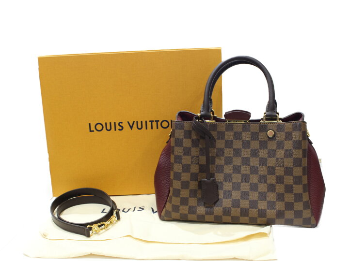 楽天市場】LOUIS VUITTON ブリタニー N41675 ダミエ/ボルドー PVC 
