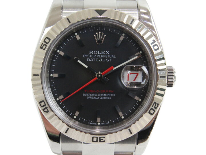 楽天市場】ROLEX ロレックス デイトジャスト ターノグラフ 116264 D番  
