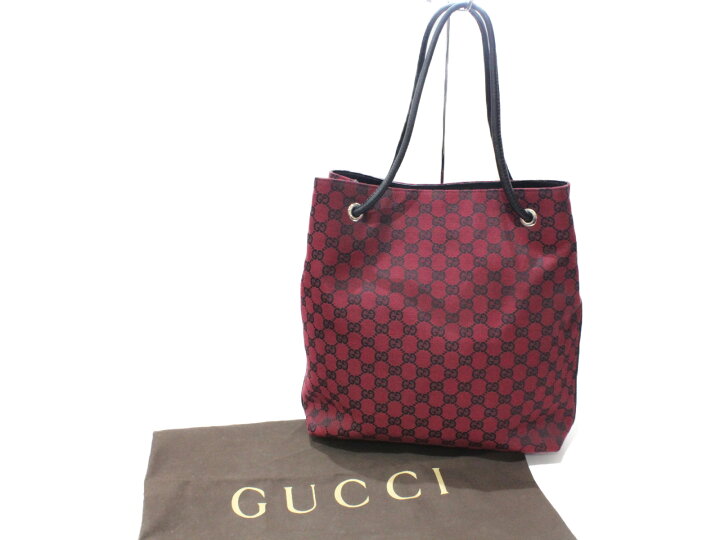 楽天市場】GUCCI トートバッグ 257275 ワインレッド系 GGキャンバス 