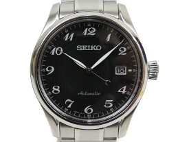 SEIKO セイコー　プレサージュ　プレステージライン　SARX039　自動巻き　デイト　SS　ブラック　メンズ　腕時計【中古】新居浜店