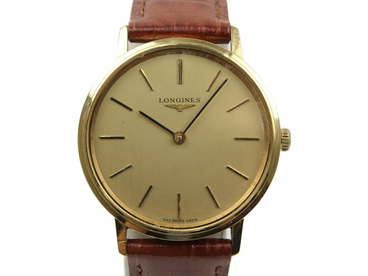 楽天市場】LONGINES ロンジン L.847 手巻き 2針 SS イエローゴールド  