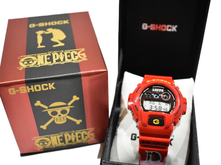 楽天市場】【ONE PIECEコラボ☆】CASIO G-SHOCK ルフィモデル DW 