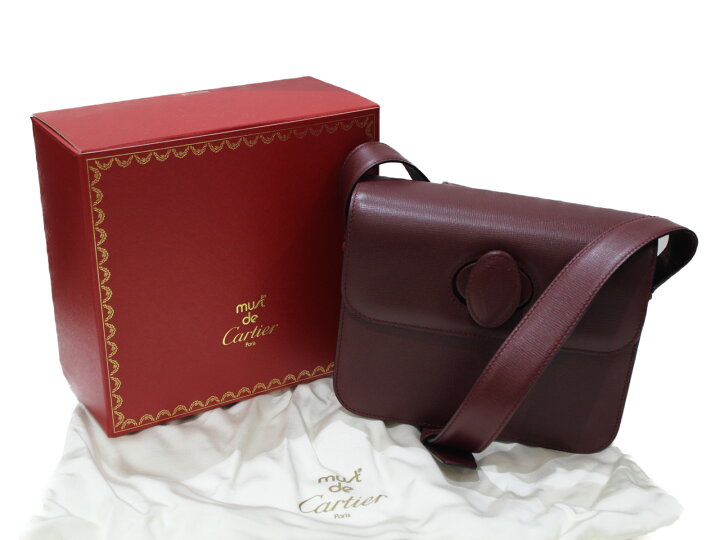楽天市場】【箱・布袋あり】Cartier ターンロックショルダーバッグ 