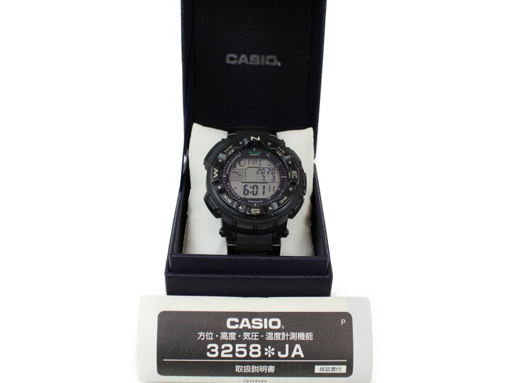 楽天市場】CASIO カシオ PROTREK プロトレック PRW-2500 ブラック 
