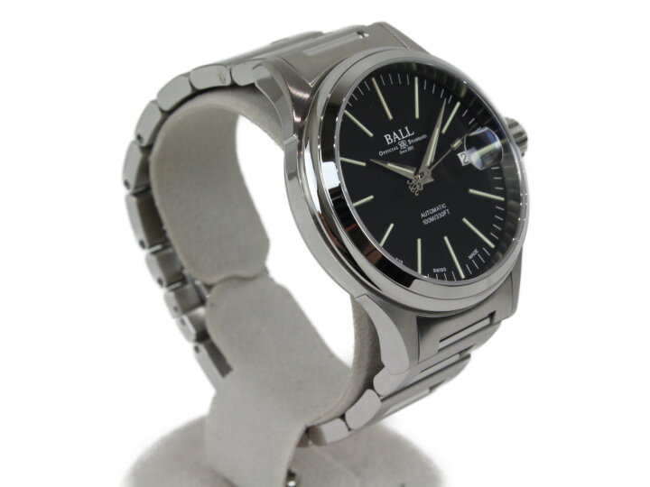 楽天市場 Ball Watch ボールウォッチ ストークマン エンタープライズ Nm21c S5j Bk 自動巻き デイト Ss ブラック メンズ 腕時計 中古 かんてい局松前ｒ５６号店