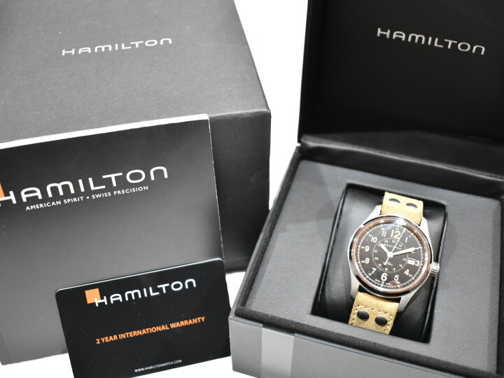 楽天市場】【箱・ギャラあり☆】 HAMILTON ハミルトンカーキフィールド 