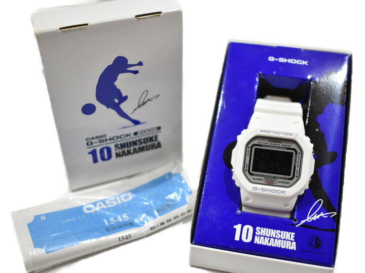 楽天市場】【中村俊輔選手コラボ☆】 CASIO G-SHOCK DW-5600NS-7JR 