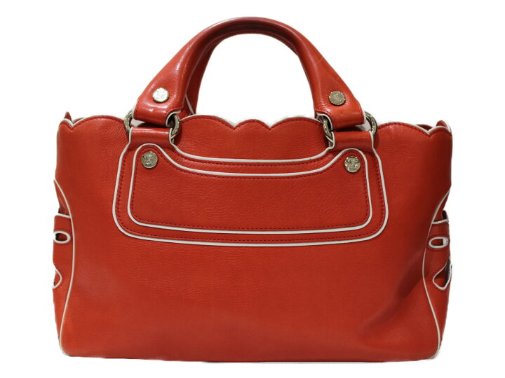楽天市場】CELINE セリーヌ ブギーバッグ CE00/33 レザー レッド系 