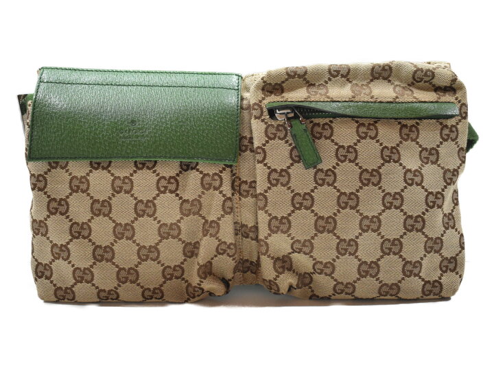 楽天市場】【布袋あり☆】GUCCI グッチウエストポーチ 28566 ベージュ  