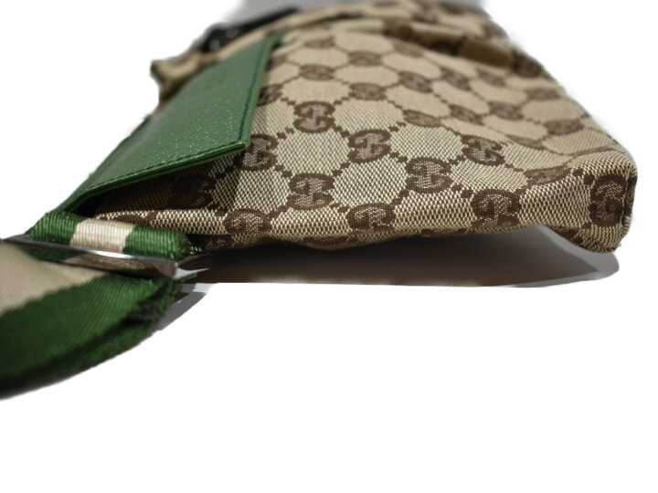 楽天市場】【布袋あり☆】GUCCI グッチウエストポーチ 28566 ベージュ  