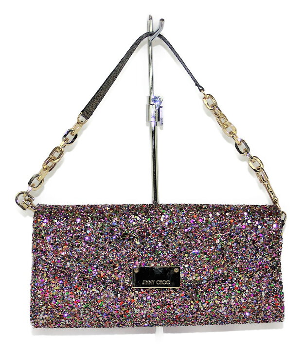 楽天市場】JIMMY CHOO スパンコールショルダー&クラッチバッグ マルチ 