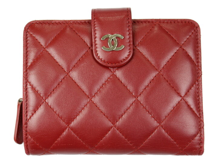 楽天市場】CHANEL シャネル マトラッセ 2つ折り財布 ミニ財布 財布 