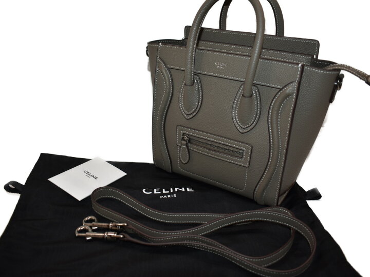 楽天市場】【人気☆中古品】CELINEラゲージ ナノショッパー 189243DRU  